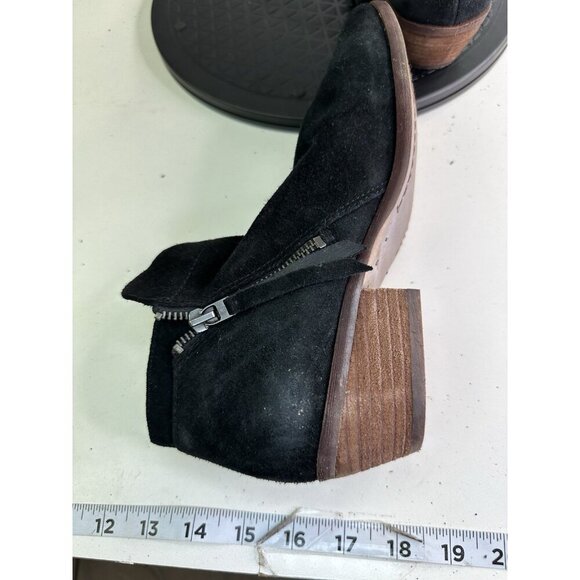 Sam Edelman Packer Ankle Boots Booties Shoes Sz 8.5 Black Leather Women’s - Picture 6 of 9